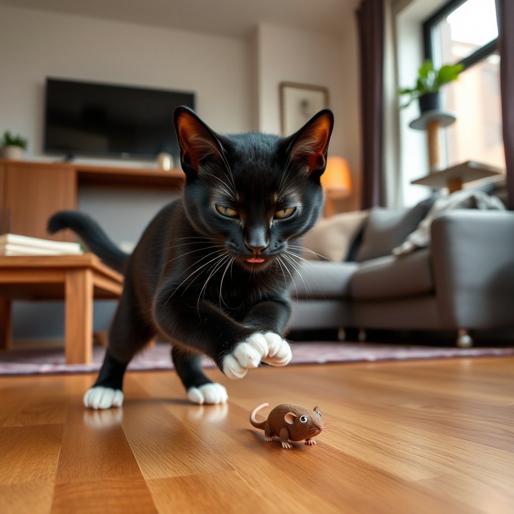 Whiskers forward, locked on target