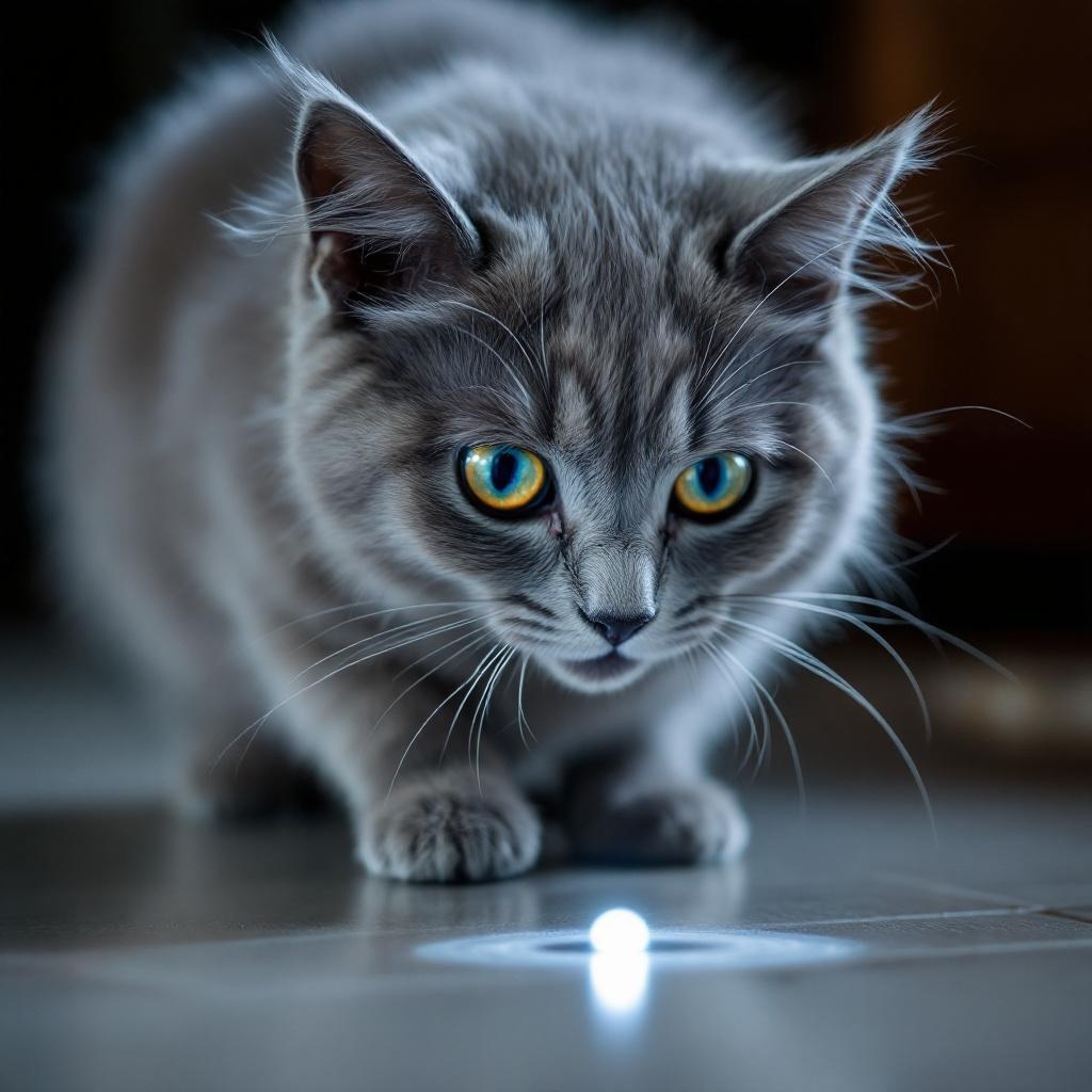 Dignified pursuit of the red dot