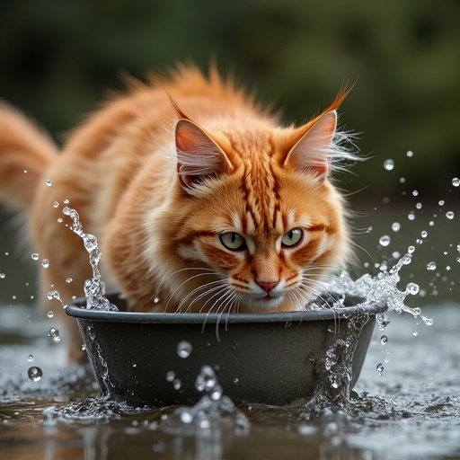 Living his best lobster life in the water