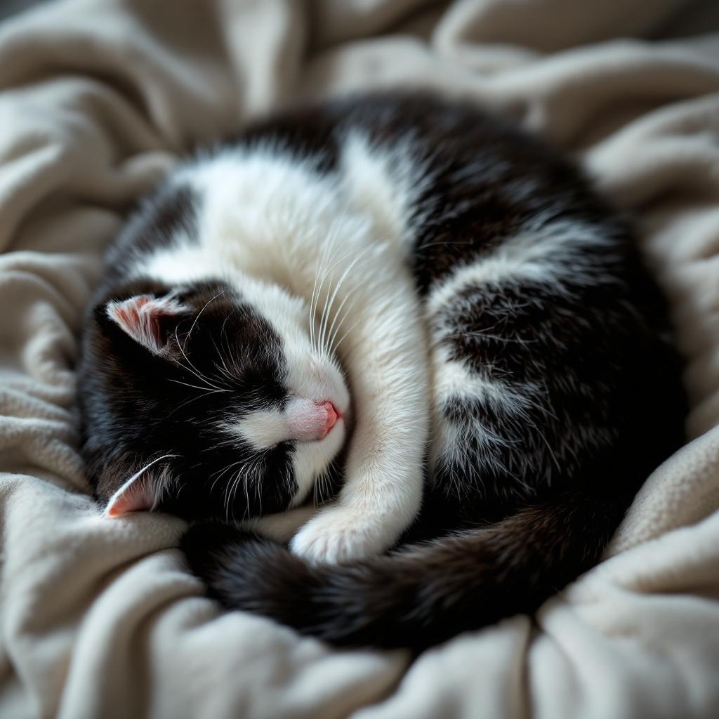 A mountain of fluff in a perfect circle