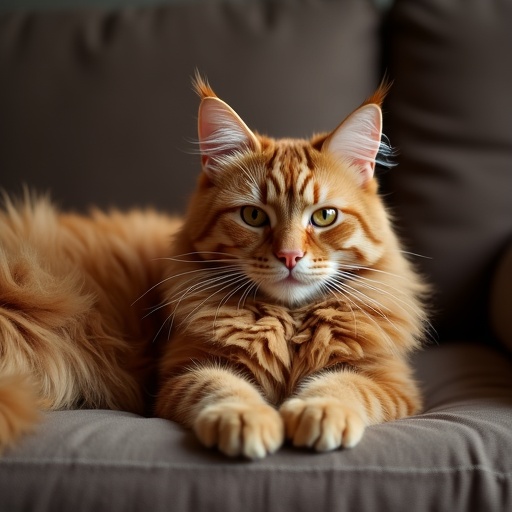 Claiming the entire couch