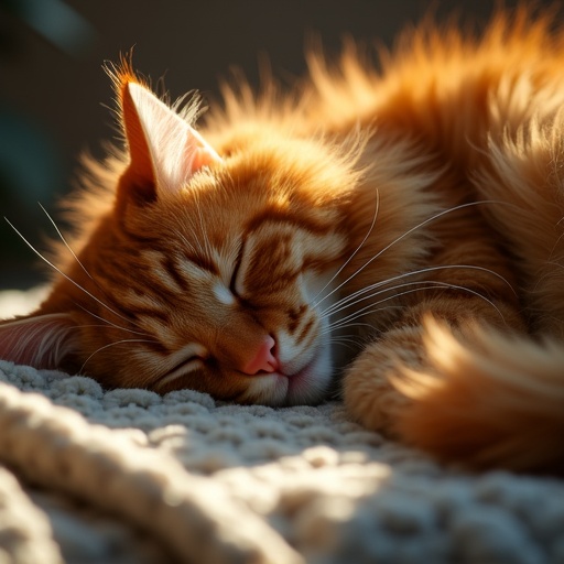 Red coat glowing in the sun